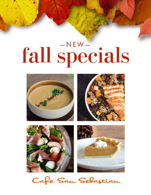 Fall Food Specials Flyer