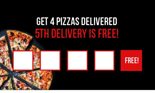 Pizza Delivery Loyalty Card