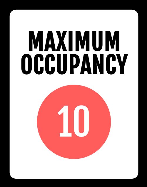 Example Maximum Occupancy Poster