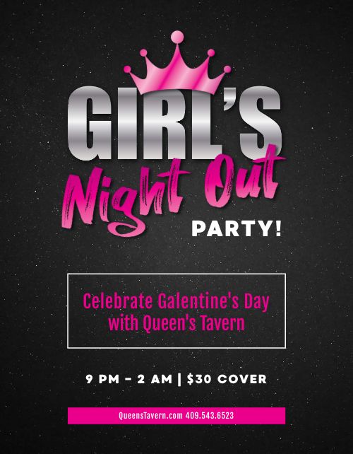 Girls Night Out Flyer Template by MustHaveMenus