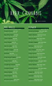 Example Dispensary Menu Design Template By MustHaveMenus