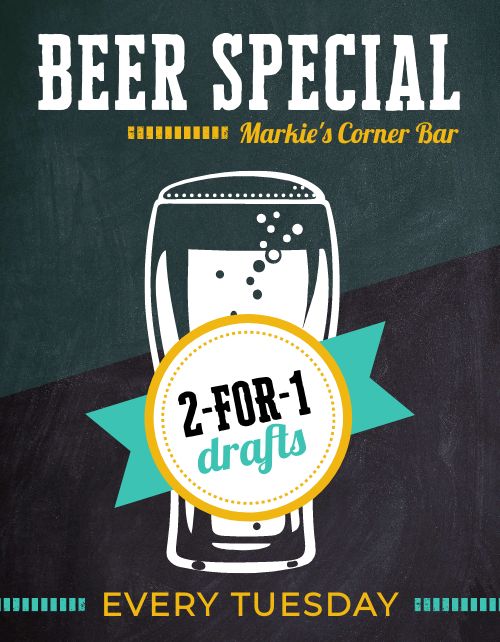 Beer Specials Flyer page 1 preview