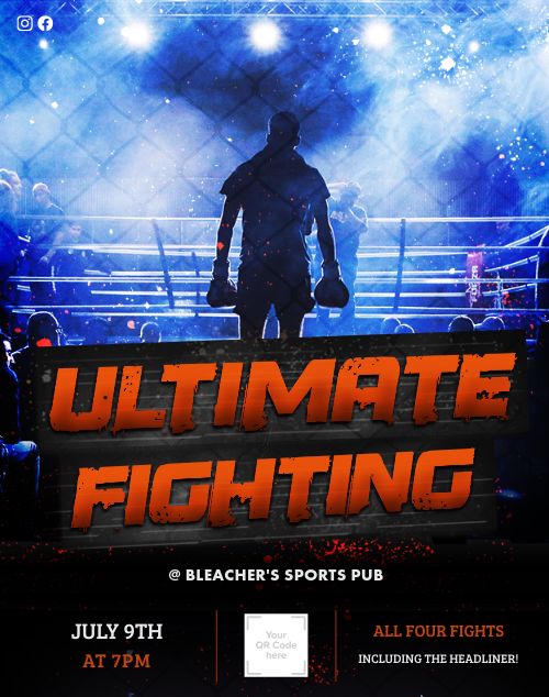 Ultimate Fighting Poster