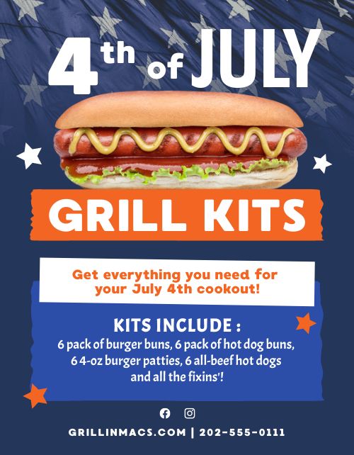 Fourth Grill Kits Sign