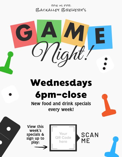 Game Night Bar Flyer