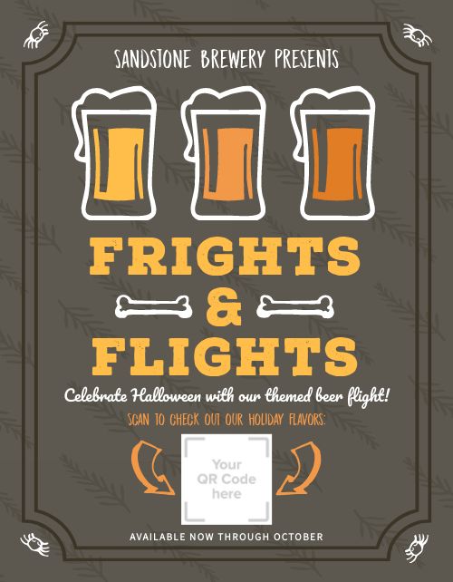 Halloween Brewery Flyer