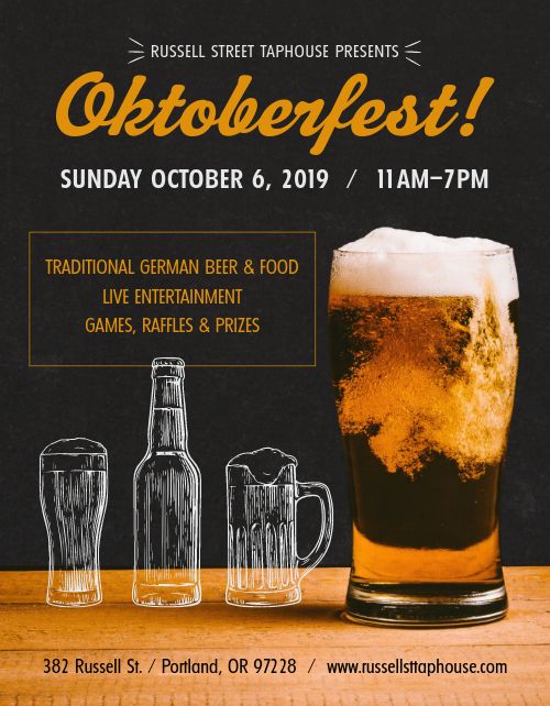 Oktoberfest Ale Flyer page 1 preview