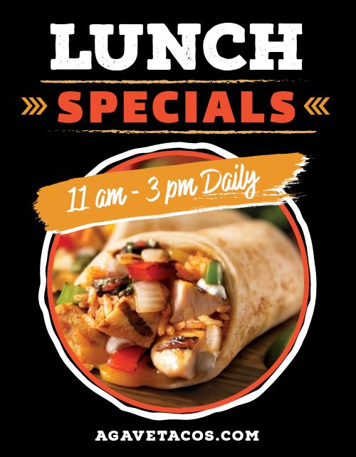 Lunch Specials Announcement