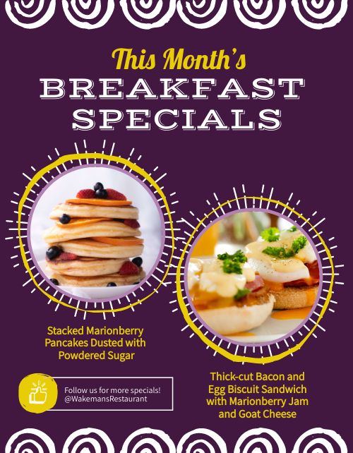 Breakfast Specials Flyer