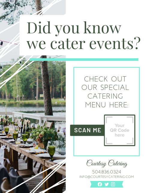 Event Catering Signage page 1 preview