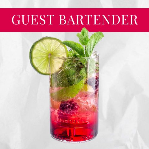 Pink Guest Bartender IG Post