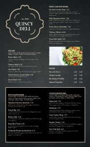 Example Deli Menu Design Template By MustHaveMenus