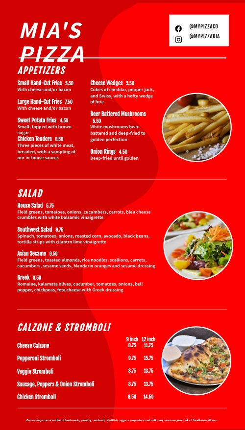 City Pop Pizza Digital Menu