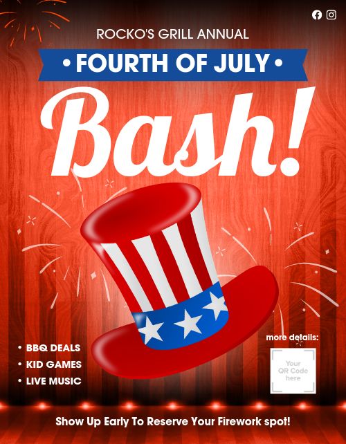 4th of July Bash Flyer