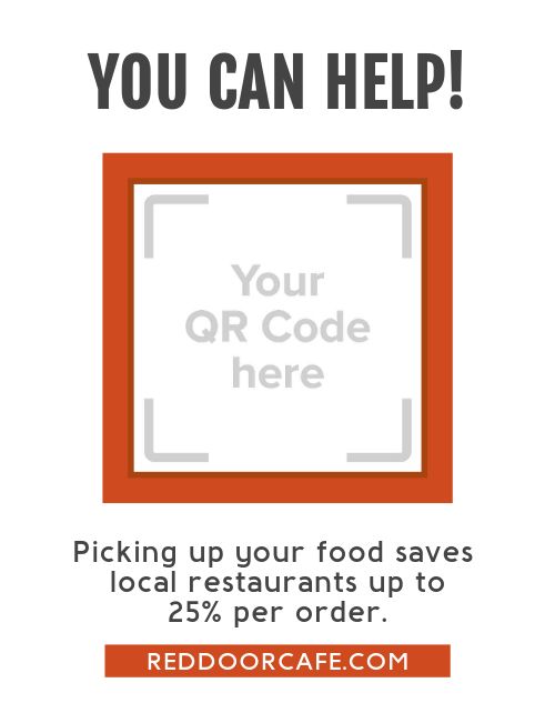 Support Restaurants Sign page 1 preview