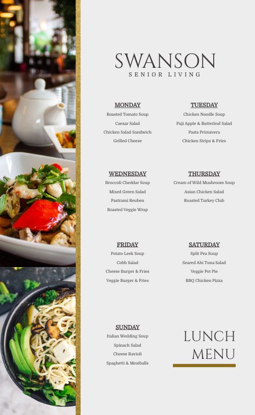 Elegant Dining Hall Menu Design Template by MustHaveMenus