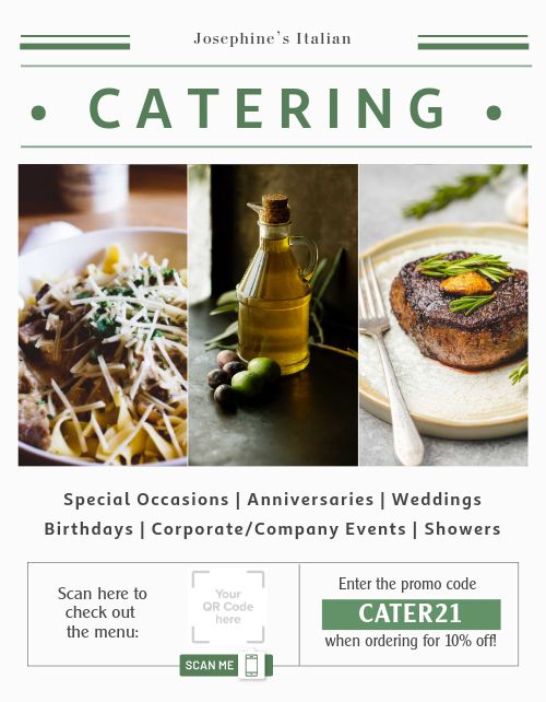 Catering Events Flyer