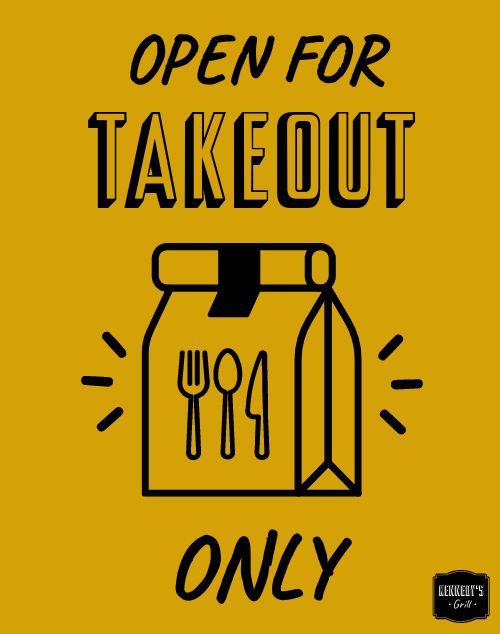 Takeout Only Poster