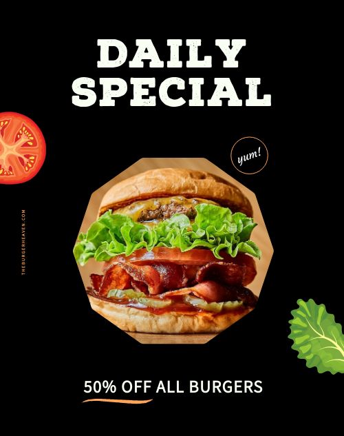 Simple Daily Special Sandwich Board