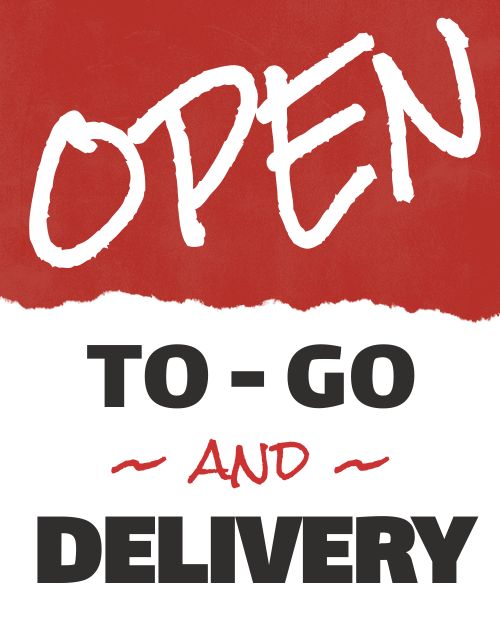Open Delivery Sandwich Board