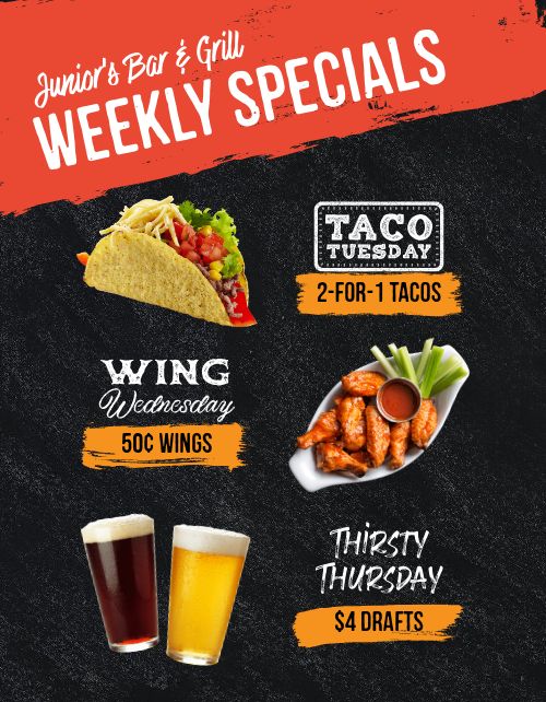 Weekly Specials Promo Template by MustHaveMenus