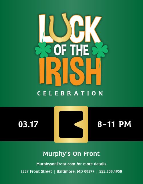 The Luck Of The Irish Poster