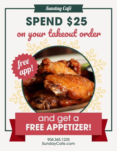 Takeout Offer Flyer