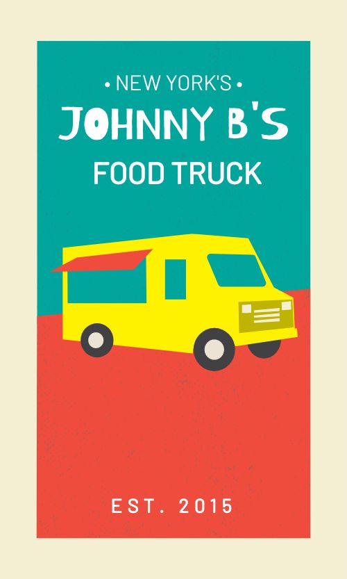 Food Truck Stamp Card