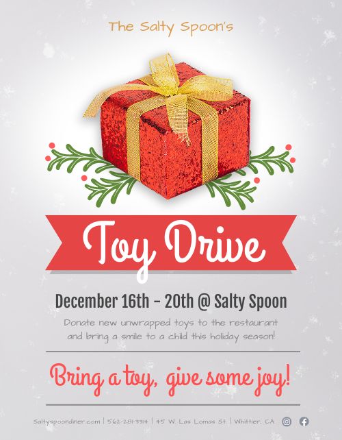 Holiday Donations Flyer