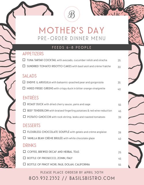 Mothers Day Preorder