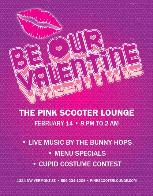 Valentines Bar Flyer