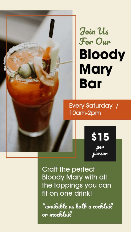 Bloody Mary Facebook Story