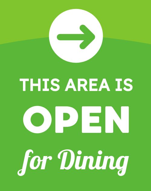 Open for Dining Poster