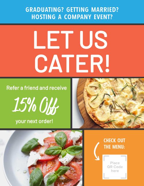 Catering Discount Flyer