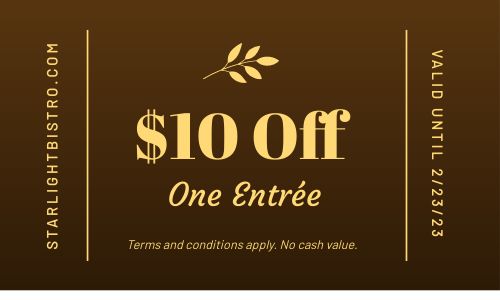 Gold Fall Coupon Template by MustHaveMenus