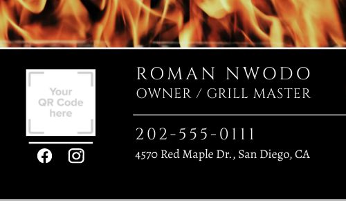 BBQ Code Business Card