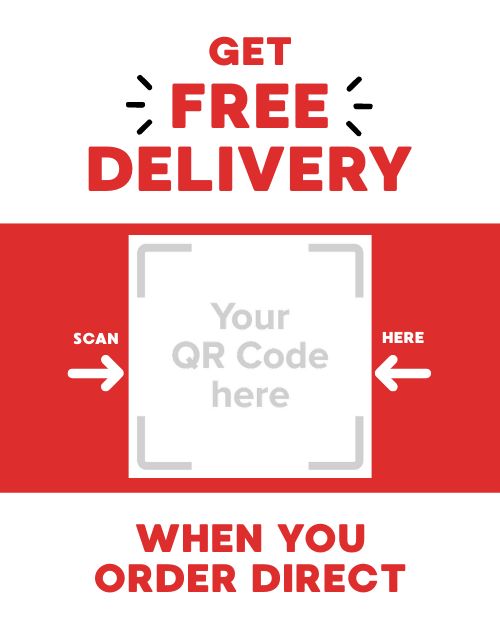 Free Delivery Signage