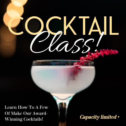 Cocktail Class Instagram Post page 1 preview