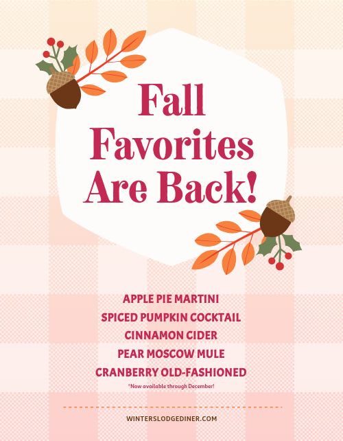 Fall Favorites Flyer