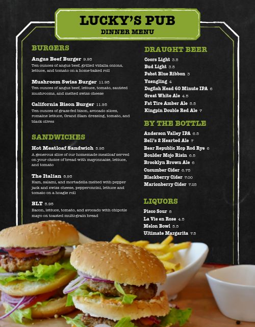 Hop jacks store menu