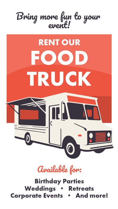 Food Truck Catering Instagram Story