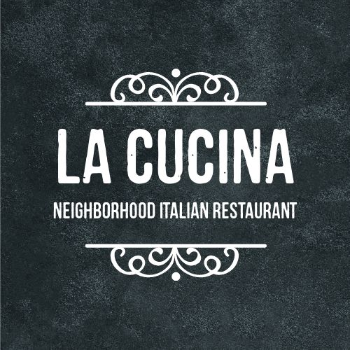 Italian Restaurant Logo Sticker