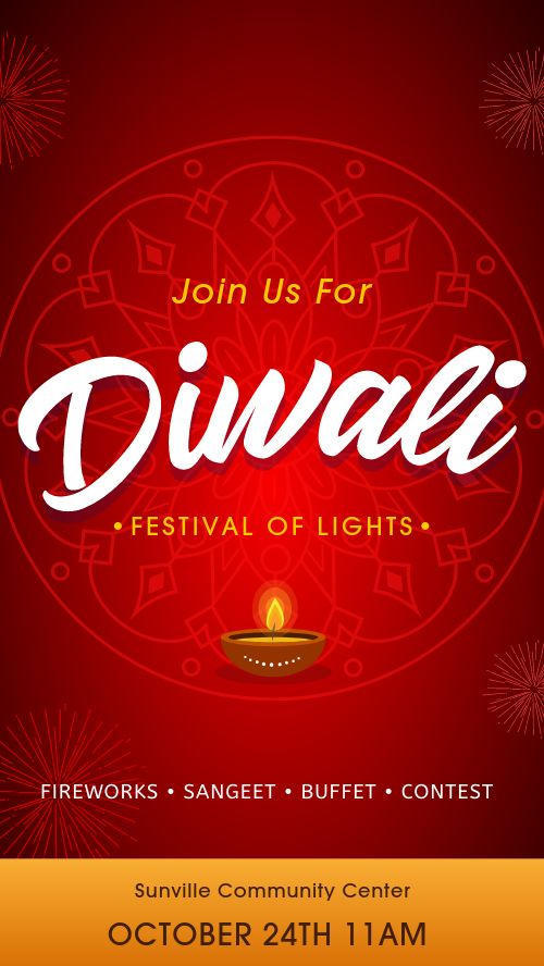 Red Diwali IG Story