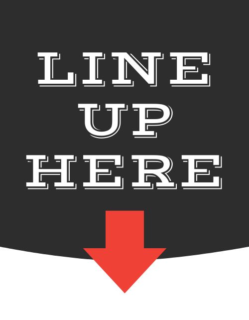 Line Here Flyer