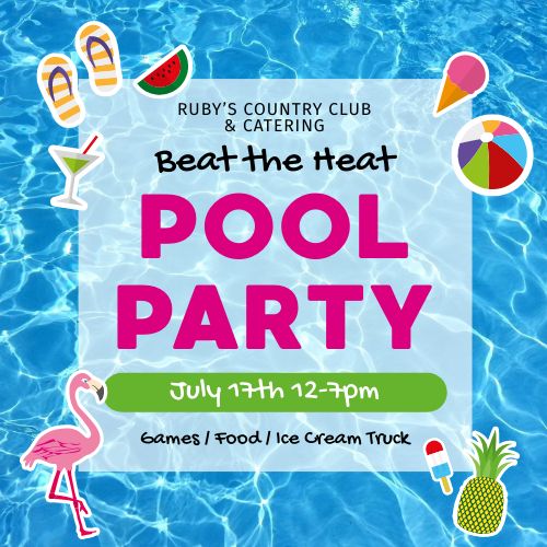 Pool Party Instagram Post