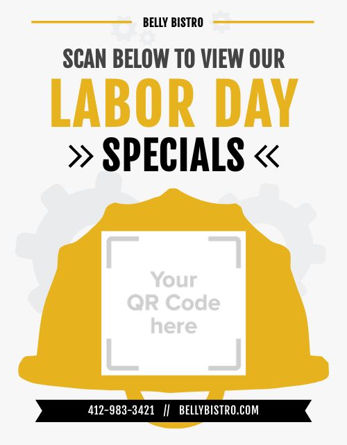 Labor Day Specials Signage