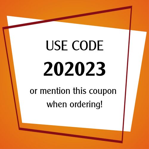 Orange Coupon Card page 2 preview