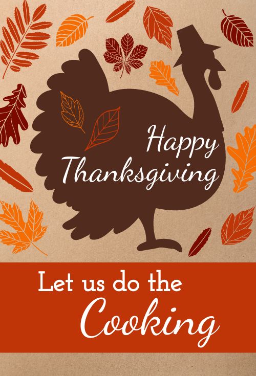 Thanksgiving Turkey Table Tent