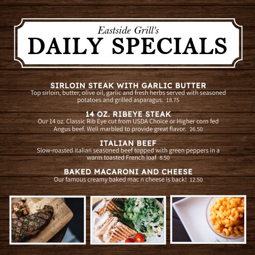 Daily Specials Instagram Post