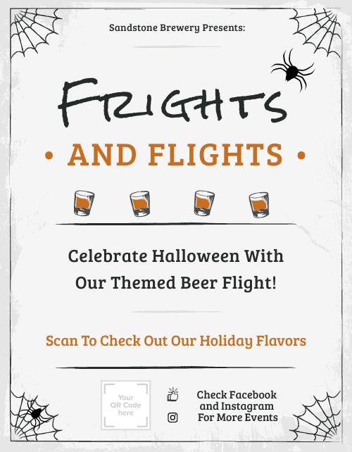 Halloween Beer Flyer